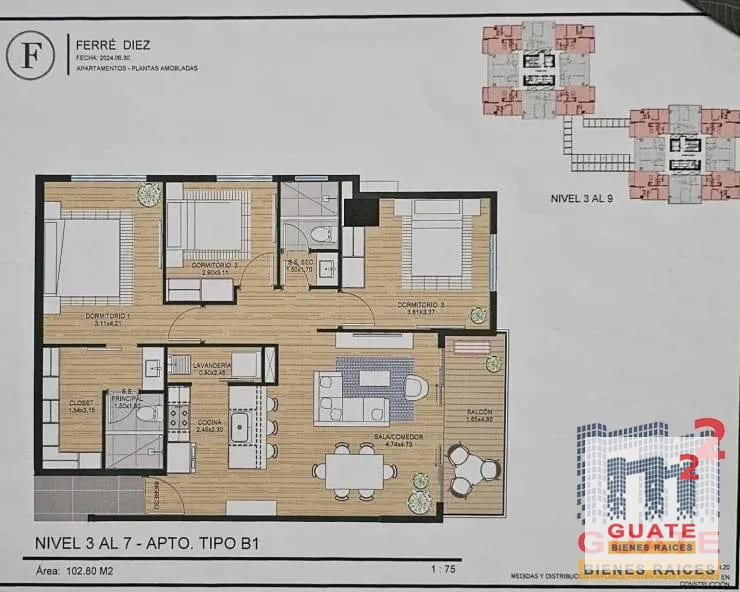 Apartamento en Renta, Zona 10 — Apartamento en Alquiler en Zona 10, Guatemala, Ciudad — foto 5 de 5