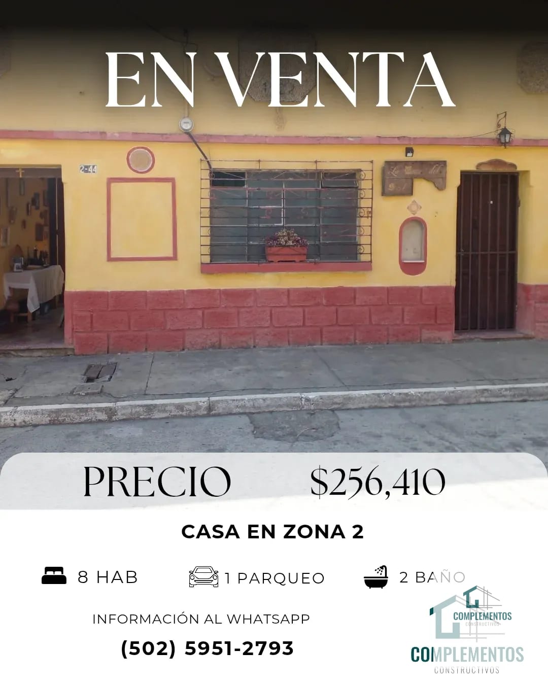 Casa en Venta, Zona 2 — Casa en Venta en Zona 2, Guatemala, Ciudad — foto 1 de 2