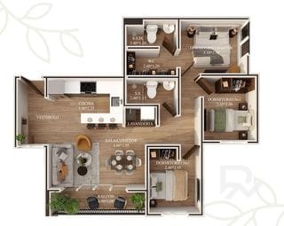 Vendo Apartamento Tipo " A y D " en Torre Paseo del Bosque — Apartamento en Venta en Carretera a El Salvador, Guatemala, Ciudad — miniatura 6 de 6