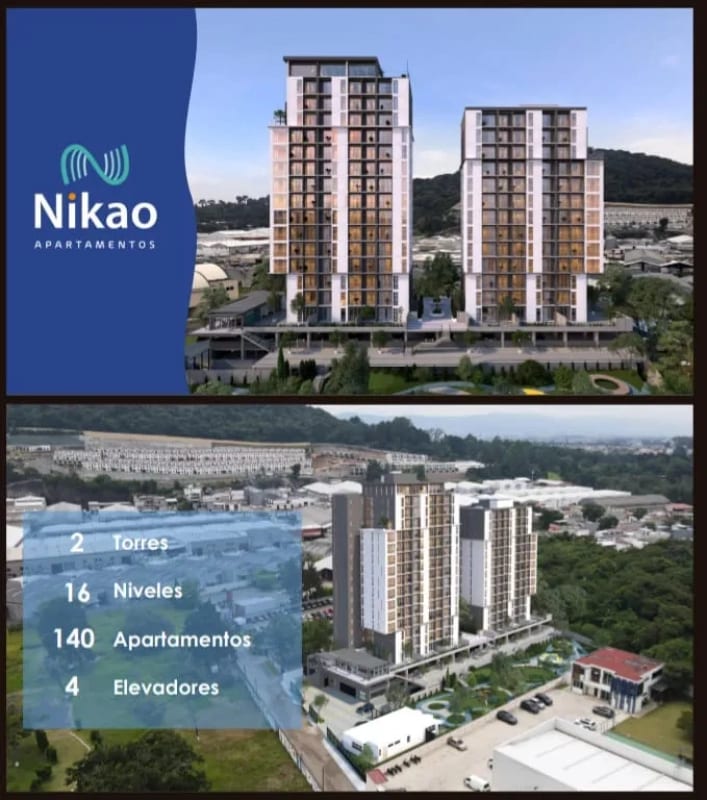 Apartamento en Venta para Estrenar!! NIKAO APARTAMENTOS, Bulevar El Naranjo — Apartamento en Venta en Zona 4 Mixco, Guatemala, Ciudad — foto 3 de 11
