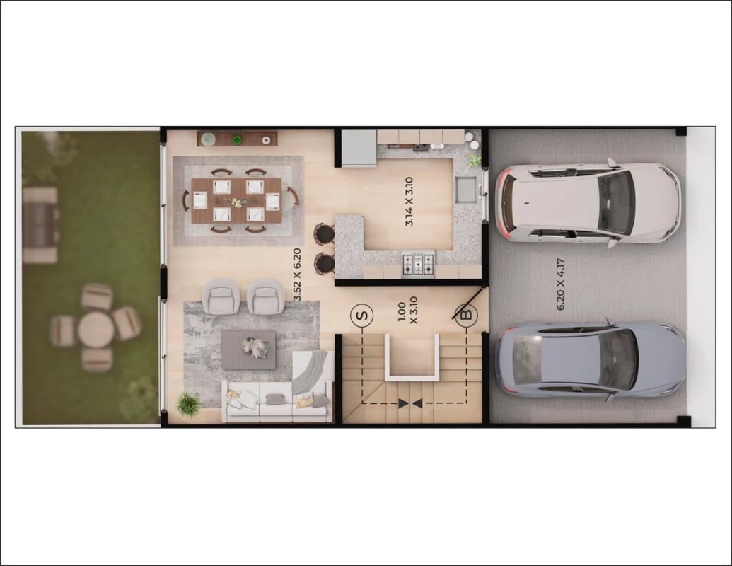 Linda Casa Nueva en Venta 3 Hab Zona 16 Laureles de San Isidro — Casa en Venta en Zona 16, Guatemala, Ciudad — foto 7 de 17