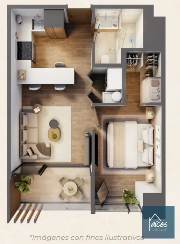 Cetri Z.14 (d) - 1 H — Apartamento en Venta en Zona 14, Guatemala, Ciudad — foto 14 de 15