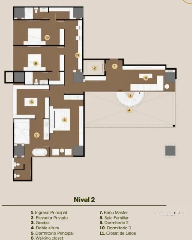 Apartamento en Venta Zona 10, Giardino en Nivel Alto — Apartamento en Venta en Zona 10, Guatemala, Ciudad — foto 4 de 9