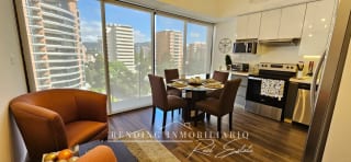 Apartamento en renta zona 10 Edificio Casa Clara amueblado de un dormitorio 50.88 m² + un parqueo — Apartamento en Alquiler en Casa Clara, Zona 10, Guatemala, Ciudad — miniatura 9 de 12
