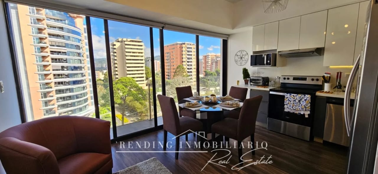 Apartamento en venta zona 10 Edificio Casa Clara de una habitación 50 m² + un parqueo — Apartamento en Venta en Casa Clara, Zona 10, Guatemala, Ciudad — foto 1 de 16