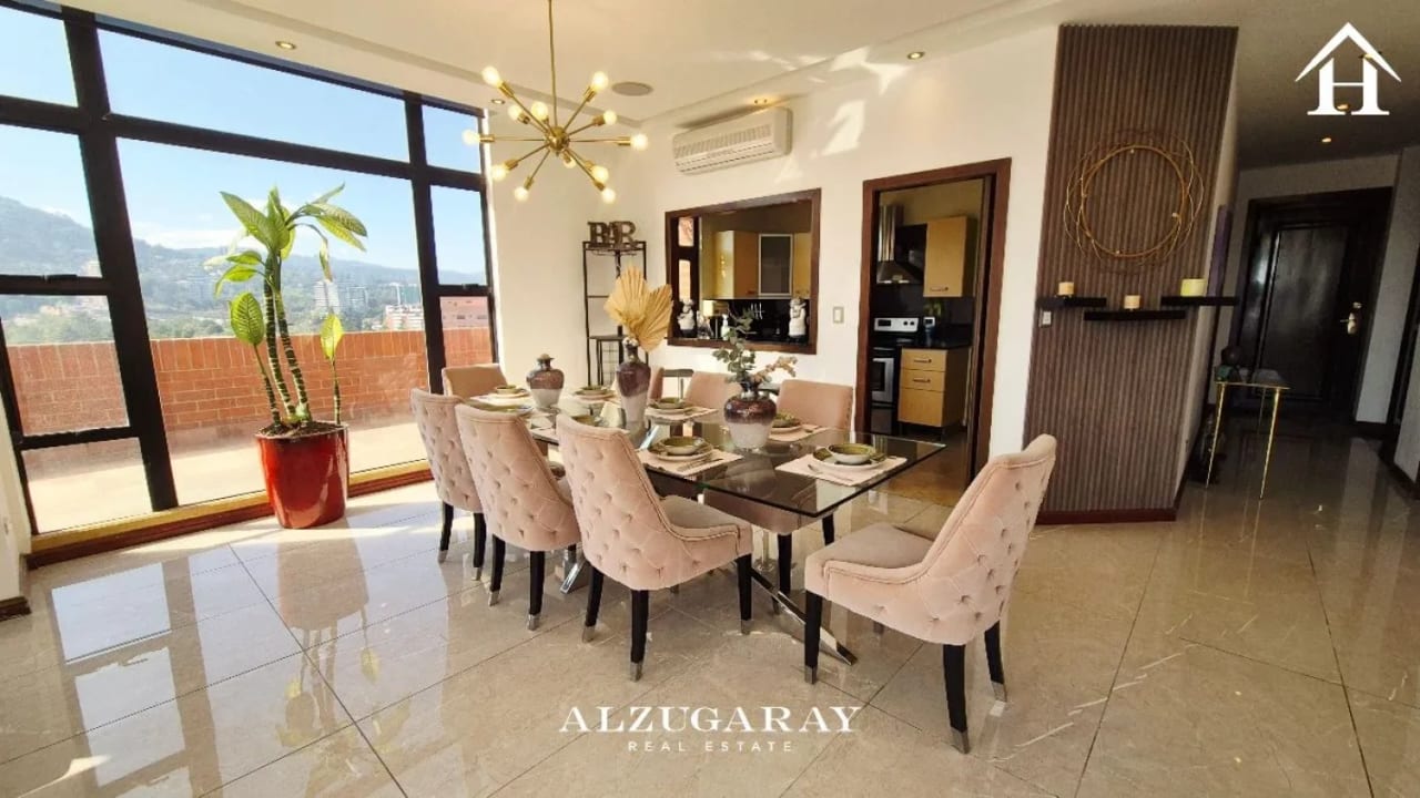 Penthouse Amueblado C/ Terraza - 3 Hab. / Vista Hermosa I Z.15 — Apartamento en Alquiler en Zona 15, Guatemala, Ciudad — foto 1 de 10