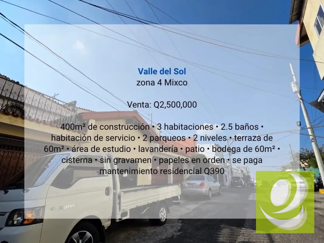 Casa en Venta en Valle del Sol zona 2 Mixco — Casa en Venta en Zona 2 Mixco, Guatemala, Ciudad — foto 9 de 10