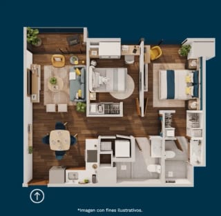 Apartamentos en proyecto en Ciudad Vieja, zona 10 (Opción 2) — Apartamento en Venta en Zona 10, Guatemala, Ciudad — miniatura 2 de 4